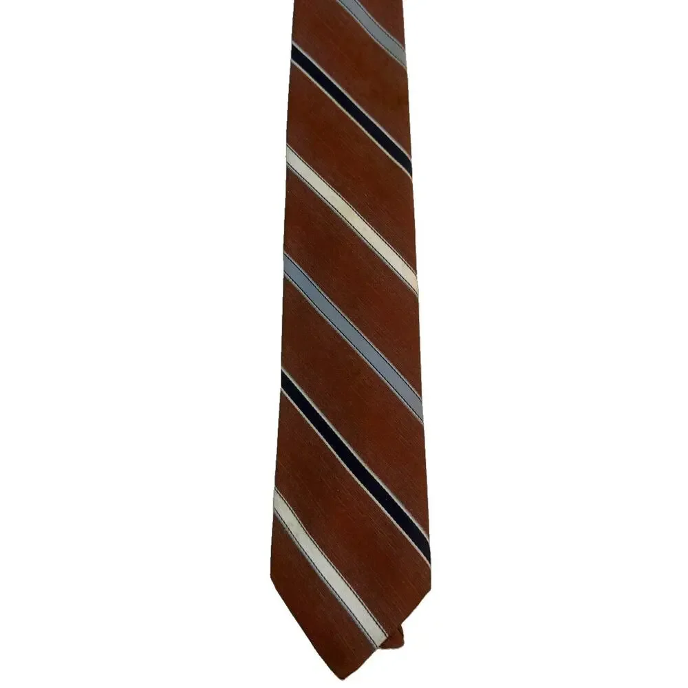 Ketch Men's Striped Woven Red W/White Black Grey StripesClassic Width One Size